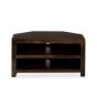 Mango Wood Walnut 100cm Corner TV Stand