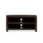 Mango Wood Walnut 100cm Corner TV Stand