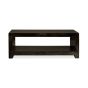 Mango Wood Walnut 110cm Open Coffee Table