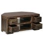 Mango Wood 115cm Corner TV Unit