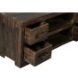Mango Wood 115cm Corner TV Unit