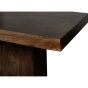 Mango Wood Walnut 120cm Cube Dining Table - Due 23rd September