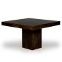 Mango Wood Walnut 120cm Cube Dining Table - Due 23rd September