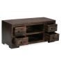 Mango Wood Walnut 125cm Media Unit