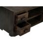 Mango Wood Walnut 125cm Media Unit