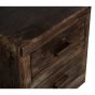 Mango Wood Walnut 52cm 2 Drawer Chest - Due 23rd September
