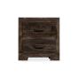 Mango Wood Walnut 52cm 2 Drawer Chest - Due 23rd September