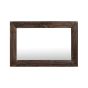 Mango Wood Walnut 60cm Medium Mirror - In Stock