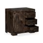 Mango Wood Walnut 80cm Sideboard - Due 23rd September