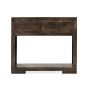 Mango Wood Walnut 90cm Console Table