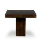 Mango Wood Walnut 90cm Cube Dining Table - Due 23rd September