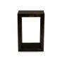 Mango Wood Walnut Rectangular Cube