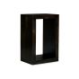 Mango Wood Walnut Rectangular Cube