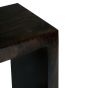 Mango Wood Walnut Rectangular Cube