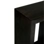 Mango Wood Walnut Rectangular Cube