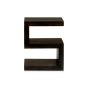 Mango Wood Walnut Side Table (S)