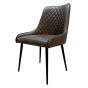 Henley Faux Leather Dining Chair - In Stock