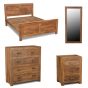 Cuba Natural King Size Bedroom Set 4
