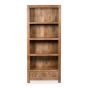 Oak Dakota Mango Wood 76cm 3 Drawer Bookcase