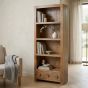 Oak Dakota Mango Wood 76cm 3 Drawer Bookcase