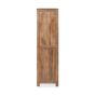 Oak Dakota Mango Wood Slim Drawer 40cm Bookcase