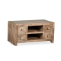 Oak Stain Dakota 115cm 4 Drawer Media Unit