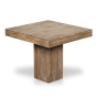Oak Stain Dakota 120cm Cube Dining Table
