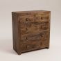 Oak Stain Dakota Mango Wood 100cm Drawers - In Stock