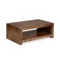 Oak Stain Dakota Mango Wood 110cm Open Coffee Table