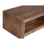 Oak Stain Dakota Mango Wood 110cm Open Coffee Table