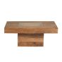 Oak Stain Dakota Mango Wood 115cm Pebble Table