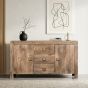 Oak Stain Dakota Mango Wood Sideboard