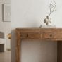 Oak Stain Dakota Mango Wood 80cm Console Table