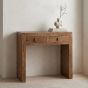 Oak Stain Dakota Mango Wood 80cm Console Table
