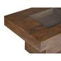 Oak Stain Dakota Mango Wood 85cm Pebble Coffee Table