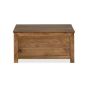 Oak Stain Dakota Mango Wood 92cm Blanket Box