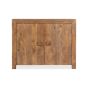 Oak Stain Dakota Mango Wood 96cm 2 Door Sideboard