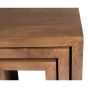 Oak Stain Dakota Mango Wood Chunky Nest