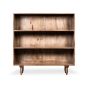 Oak Stain Scandi Mango 100cm Bookcase - In Stock