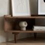 Oak Stain Scandi Mango 120cm Corner TV Unit - In Stock