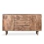 Oak Stain Scandi Mango 130cm Sideboard - In Stock