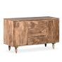 Oak Stain Scandi Mango 130cm Sideboard - In Stock