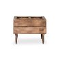 Oak Stain Scandi Mango 2 Drawer Wardrobe - In Stock