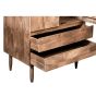 Oak Stain Scandi Mango 2 Drawer Wardrobe - In Stock