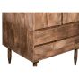 Oak Stain Scandi Mango 2 Drawer Wardrobe - In Stock