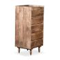 Scandi Mango 5 Drawer Tall Boy