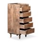 Scandi Mango 5 Drawer Tall Boy