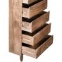 Scandi Mango 5 Drawer Tall Boy