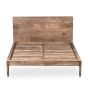 Oak Stain Scandi Mango Double Bed Frame