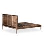 Oak Stain Scandi Mango Double Bed Frame